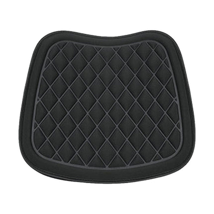 Car Seat Cushion, Driver Seat Cushion with Comfort Memory Foam & Non-Slip Rubber Bottom, Car Seat Pad Works with 95% of Vehicles and Office Chair or Home 17.3" x 18.9" Black.
