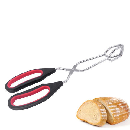 Stainless Steel Scissor Tongs 10-Inch and 13-Inch Set, Set of 2,,F116852.