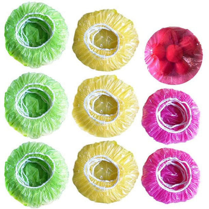 Elastic Food Storage Covers Reusable Stretch Plastic Wrap Bowl Covers Elastic Alternative to Foil for Family Outdoor Picnic 3 Size (60) Other.