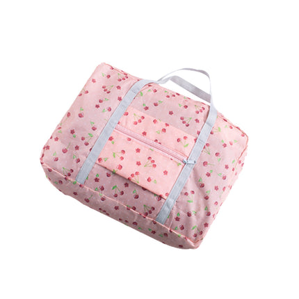 Foldable Travel Duffel Bag Tote Carry On Luggage Sport Duffle Week-ender Overnight For Women And Girls B-Pink.