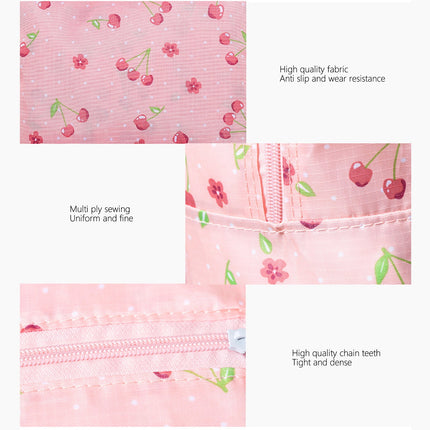 Foldable Travel Duffel Bag Tote Carry On Luggage Sport Duffle Week-ender Overnight For Women And Girls B-Pink.