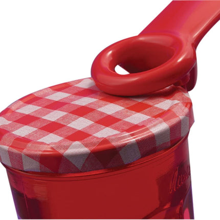 Brix JarKey Original Easy Jar Key Opener, Set of 2, Red.