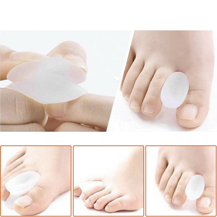 Onemayship Silicone Gel Toe Separator Orthotics Bunion Toes Spacer Pain Reliever 12Pcs.