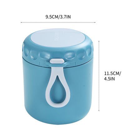 Aufmer Food Warm Thermal Leakproof Vacuum Stainless Reusable Lunch Box Light Blue◈18 OZ.