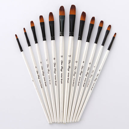 JWDX Pen ! 10Pcs Small Fine Tip Paintbrushes Micro Detail Paint Brush Set Triangular Grip Handles Art Brushes Perfect for Acrylic Watercolor Oil Craft Models Black Z3-White.