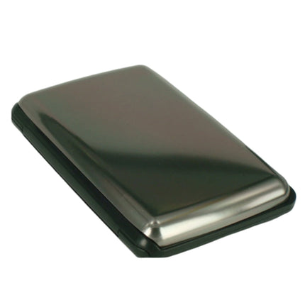 Walbest Waterproof 6 Slots RFID Blocking Credit Card Protector Aluminum ID Case Hard Shell Business Card Holder Metal Wallet for Men or Women Grey.