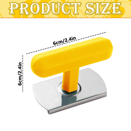 SHAOTELLME Stainless Steel Can Opener Manual Multifunctional Labor Saving Can Opener Kitchen Creative Can Opener Tool Easily Open Cans Of Various Sizes, 3PC Yellow.
