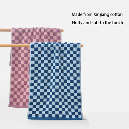 Checkered Bath Towels for Bathroom, Shower Towels 30" x 14", Super Soft and Quick Dry, Colorful Towel for Summer Beach Pool Green Yellow.
