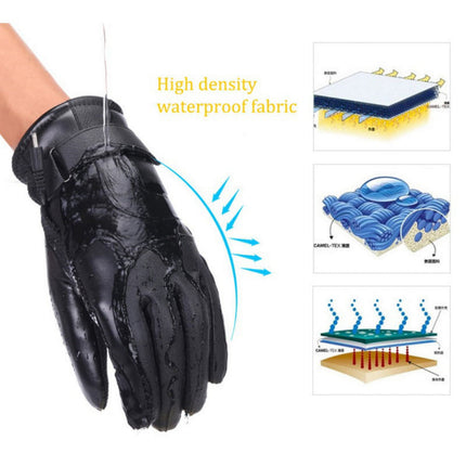 USB Plug Electric Heated Gloves With Touchscreen Finger For Men Women Winter Hands Warmer Thermal Gloves Windproof For Cold Weather Outdoor Activities.