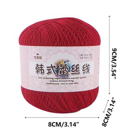 Under $1 Tyidzon Fashion Crochet Thread Cotton Knitting Yarn Thread Balls Knitting Thread Yarn for Crocheting H.