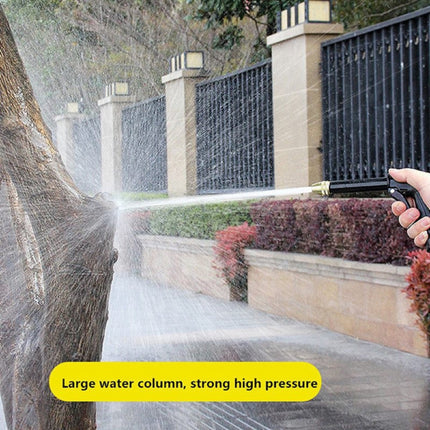 High Pressure Spray Water Gun Washing Garden Watering Hose Nozzle Sprinkler Car Cleaning Wash Tool Kits Auto Washer Black.