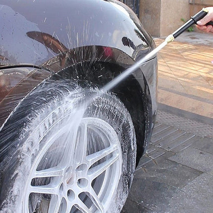 High Pressure Spray Water Gun Washing Garden Watering Hose Nozzle Sprinkler Car Cleaning Wash Tool Kits Auto Washer Black.