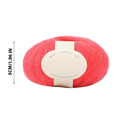 Clearance! Boovnll Mohair Yarn, Soft Yarn for Crocheting, Hand Knitting Hats, Sweater, Scarves, Crafts, Home Decorations, DIY Kids Toys, Yarn 10.
