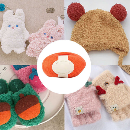 Clearance! Boovnll Mohair Yarn, Soft Yarn for Crocheting, Hand Knitting Hats, Sweater, Scarves, Crafts, Home Decorations, DIY Kids Toys, Yarn 13.