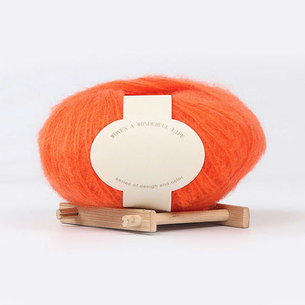 Clearance! Boovnll Mohair Yarn, Soft Yarn for Crocheting, Hand Knitting Hats, Sweater, Scarves, Crafts, Home Decorations, DIY Kids Toys, Yarn 13.