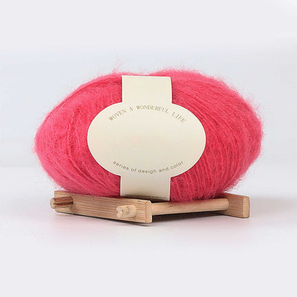 Clearance! Boovnll Mohair Yarn, Soft Yarn for Crocheting, Hand Knitting Hats, Sweater, Scarves, Crafts, Home Decorations, DIY Kids Toys, Yarn 15.