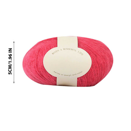 Clearance! Boovnll Mohair Yarn, Soft Yarn for Crocheting, Hand Knitting Hats, Sweater, Scarves, Crafts, Home Decorations, DIY Kids Toys, Yarn 15.