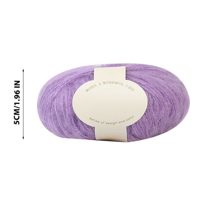 Clearance! Boovnll Mohair Yarn, Soft Yarn for Crocheting, Hand Knitting Hats, Sweater, Scarves, Crafts, Home Decorations, DIY Kids Toys, Yarn 17.
