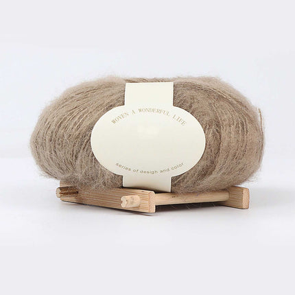 Clearance! Boovnll Mohair Yarn, Soft Yarn for Crocheting, Hand Knitting Hats, Sweater, Scarves, Crafts, Home Decorations, DIY Kids Toys, Yarn 18.