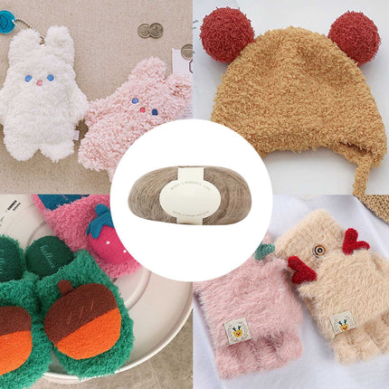 Clearance! Boovnll Mohair Yarn, Soft Yarn for Crocheting, Hand Knitting Hats, Sweater, Scarves, Crafts, Home Decorations, DIY Kids Toys, Yarn 18.