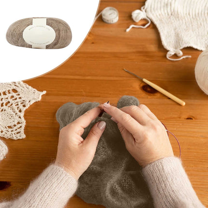 Clearance! Boovnll Mohair Yarn, Soft Yarn for Crocheting, Hand Knitting Hats, Sweater, Scarves, Crafts, Home Decorations, DIY Kids Toys, Yarn 18.