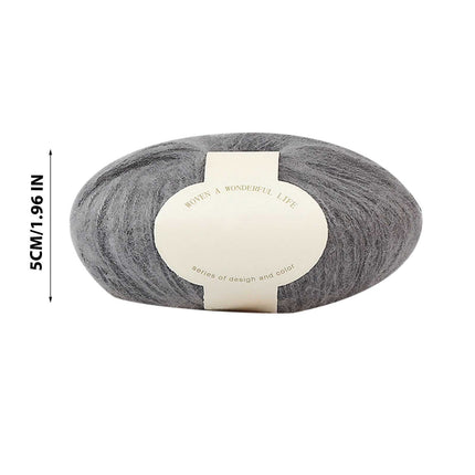 Clearance! Boovnll Mohair Yarn, Soft Yarn for Crocheting, Hand Knitting Hats, Sweater, Scarves, Crafts, Home Decorations, DIY Kids Toys, Yarn 23.