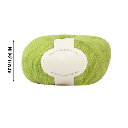 Clearance! Boovnll Mohair Yarn, Soft Yarn for Crocheting, Hand Knitting Hats, Sweater, Scarves, Crafts, Home Decorations, DIY Kids Toys, Yarn 24.
