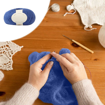 Clearance! Boovnll Mohair Yarn, Soft Yarn for Crocheting, Hand Knitting Hats, Sweater, Scarves, Crafts, Home Decorations, DIY Kids Toys, Yarn 25.