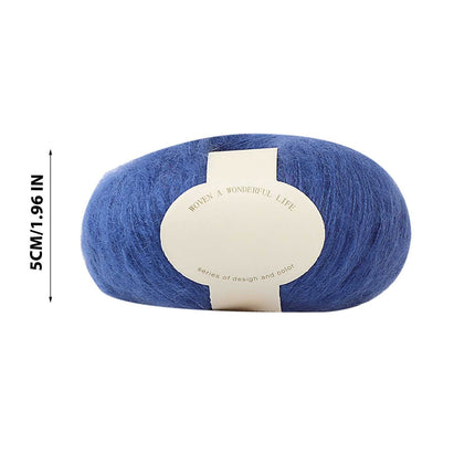 Clearance! Boovnll Mohair Yarn, Soft Yarn for Crocheting, Hand Knitting Hats, Sweater, Scarves, Crafts, Home Decorations, DIY Kids Toys, Yarn 25.