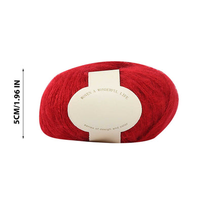 Clearance! Boovnll Mohair Yarn, Soft Yarn for Crocheting, Hand Knitting Hats, Sweater, Scarves, Crafts, Home Decorations, DIY Kids Toys, Yarn 30.
