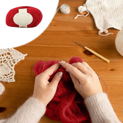 Clearance! Boovnll Mohair Yarn, Soft Yarn for Crocheting, Hand Knitting Hats, Sweater, Scarves, Crafts, Home Decorations, DIY Kids Toys, Yarn 30.
