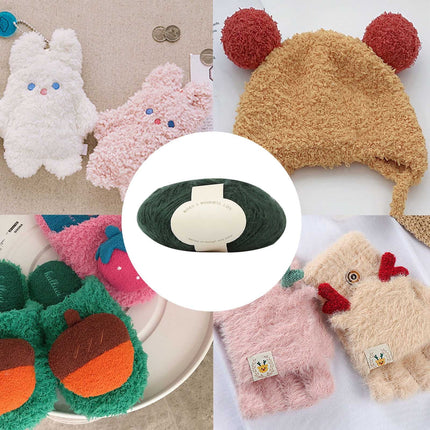 Clearance! Boovnll Mohair Yarn, Soft Yarn for Crocheting, Hand Knitting Hats, Sweater, Scarves, Crafts, Home Decorations, DIY Kids Toys, Yarn 33.