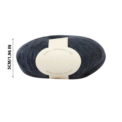 Clearance! Boovnll Mohair Yarn, Soft Yarn for Crocheting, Hand Knitting Hats, Sweater, Scarves, Crafts, Home Decorations, DIY Kids Toys, Yarn 35.