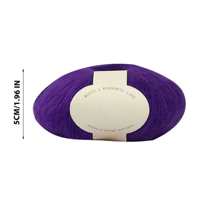 Clearance! Boovnll Mohair Yarn, Soft Yarn for Crocheting, Hand Knitting Hats, Sweater, Scarves, Crafts, Home Decorations, DIY Kids Toys, Yarn 39.
