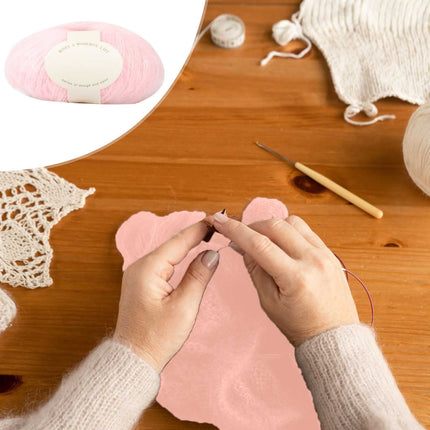 Clearance! Boovnll Mohair Yarn, Soft Yarn for Crocheting, Hand Knitting Hats, Sweater, Scarves, Crafts, Home Decorations, DIY Kids Toys, Yarn 4.
