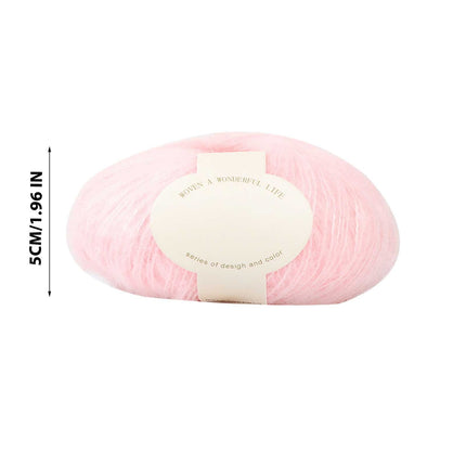 Clearance! Boovnll Mohair Yarn, Soft Yarn for Crocheting, Hand Knitting Hats, Sweater, Scarves, Crafts, Home Decorations, DIY Kids Toys, Yarn 4.