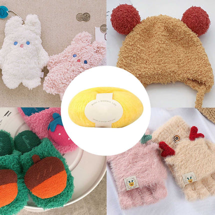 Clearance! Boovnll Mohair Yarn, Soft Yarn for Crocheting, Hand Knitting Hats, Sweater, Scarves, Crafts, Home Decorations, DIY Kids Toys, Yarn 6.