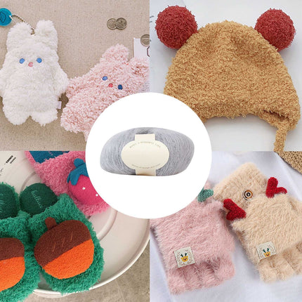 Clearance! Boovnll Mohair Yarn, Soft Yarn for Crocheting, Hand Knitting Hats, Sweater, Scarves, Crafts, Home Decorations, DIY Kids Toys, Yarn Clearance.