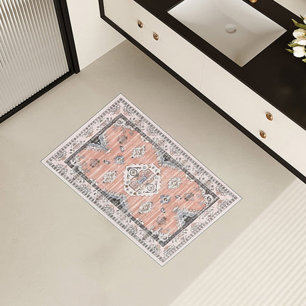 Tyidzon Kitchen Mats for Floor Set of 2 Pcs, Cushioned Non Slip Kitchen Rugs for Kitchen Floor, Absorbent Runner Comfort Standing Mats Washable for Kitchen, Office, Home (15"x47"+15"x23") Orange,Blue#1.