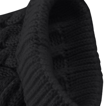 Clearance Under $5 Boovnll Dog Sweater, Winter Turtleneck Knitted Keep Warm Sleeveless Pet Clothes, Dog Clothes for Small Dog Fall Winter Dog Sweaters, (Black, S) M Black.