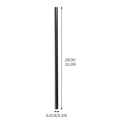 Dmlowu 100Pc 10 Inch Coffee & Cocktail Stirrers/Straws Disposable Plastic Sip Stir Swizzle Sticks - Black.