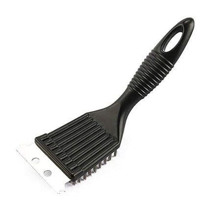 Tyidzon 2Pc Grill Brush and Scraper, 2-In-1 Stainless Steel Scraper, Grill Brush Extra Strong BBQ Cleaner Accessories Heavy Duty Barbecue Grill Cleaning Brush Cleaner 8 Inch Black#1.