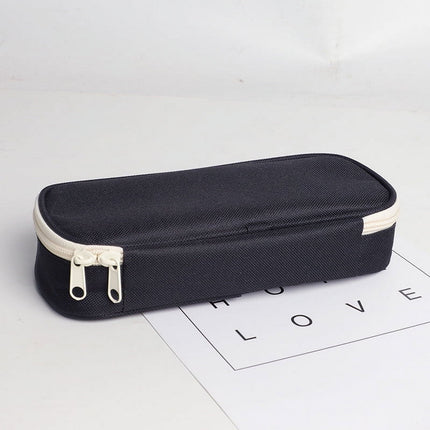 Danhjin Creative Pencil Case High quality Oxford fabric, Black Multicolor.