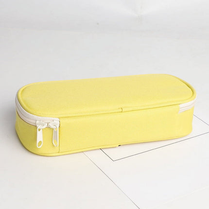 Danhjin Creative Pencil Case High quality Oxford fabric, Black Yellow.