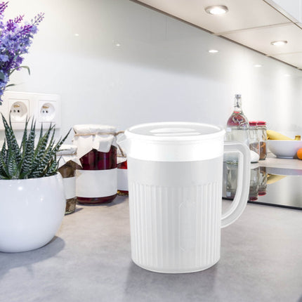 Tyidzon Juice Pitcher with Lids for Fridge, Water Jug for Teas, Juices & Iced Beverages - Fridge & Dishwasher Safe A.