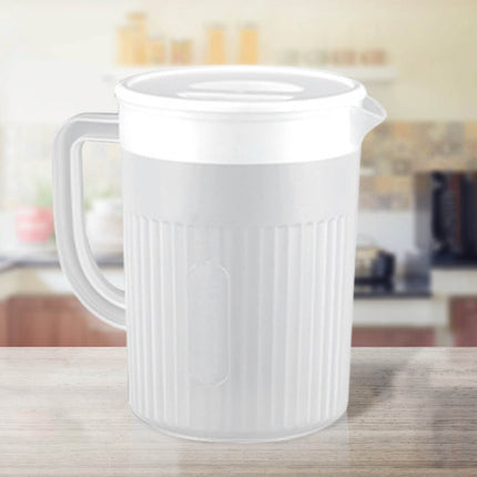 Tyidzon Juice Pitcher with Lids for Fridge, Water Jug for Teas, Juices & Iced Beverages - Fridge & Dishwasher Safe A.
