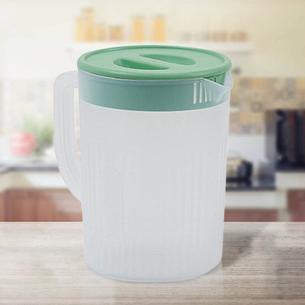 Tyidzon Juice Pitcher with Lids for Fridge, Water Jug for Teas, Juices & Iced Beverages - Fridge & Dishwasher Safe B.