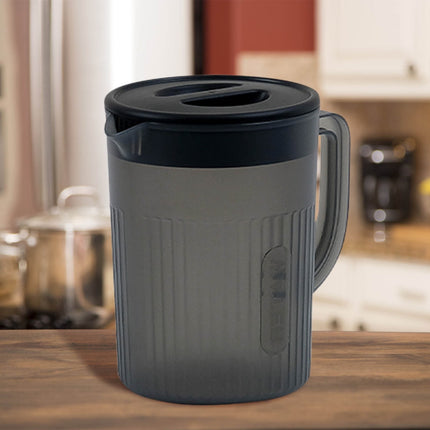 Tyidzon Juice Pitcher with Lids for Fridge, Water Jug for Teas, Juices & Iced Beverages - Fridge & Dishwasher Safe D.