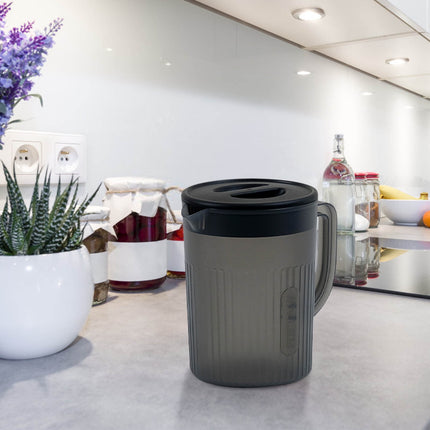 Tyidzon Juice Pitcher with Lids for Fridge, Water Jug for Teas, Juices & Iced Beverages - Fridge & Dishwasher Safe D.