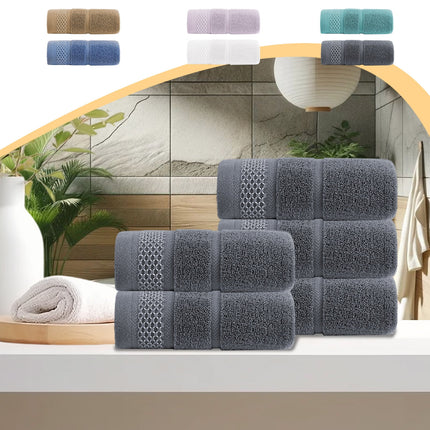 Dmlowu Luxury Bath Towels, Soft Highly Absorbent Quicker Dry Cotton Towels, Towels for Bathroom Gym, Shower, Hotel #19.